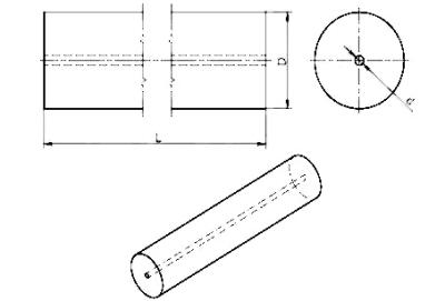 China Carbide Rods with one straight hole Tungsten carbide rods carbide rods for sale