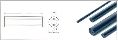 China carbide rods with two straight holes tungsten carbide rods with two straight holes Length 100mm for sale