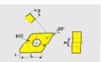 China Carbide Turning Inserts DNMG for sale