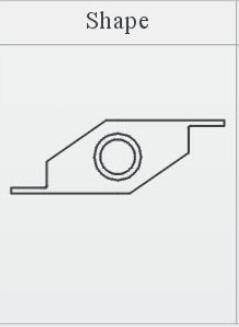 China Grooving tool GOODG050R/L Carbide grooving inserts for machining small parts in all cutting material for sale