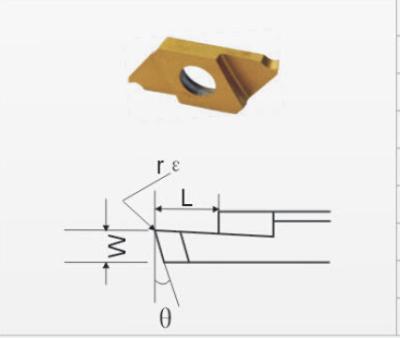 China Parting off LCTP Insert for sale