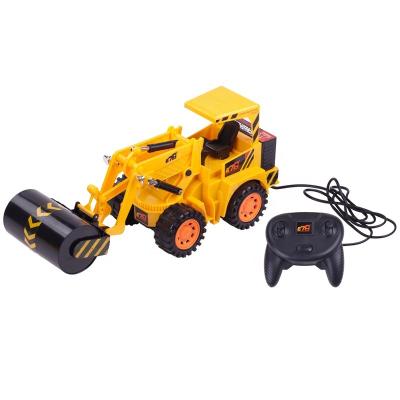 China 5CH Series Forward Battery Operated Electronic Wire Building Toy Remote Control Road Roller For Kids for sale