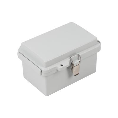 China Junction Box Saip Hinged Dustproof Waterproof ABS / PC IP66 Plastic Distribution Housing for sale