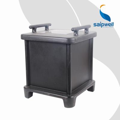 China SAIPWELL IP67 SP-BOX06 450*450*545mm Hardware Outdoor Electronic Portable Power Socket Outlet Mobile Distribution Panel for sale