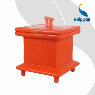 China SAIPWELL SP-BOX02 400*400*500MM Outdoor PE Black / Orange / Yellow Industrial Plug Box for sale