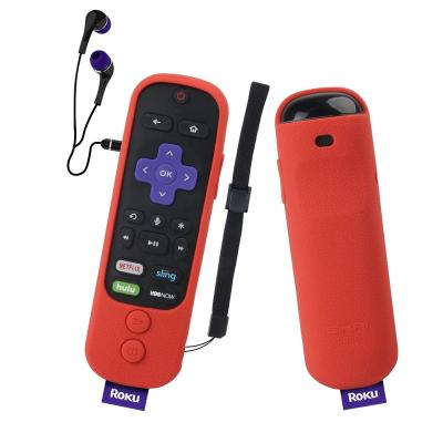 China SIKAI Silicone Waterproof Anti-lost Case For Roku Ultra 2018 Remote Shockproof Cover Device For Roku Ultra 4661R With Power Button for sale