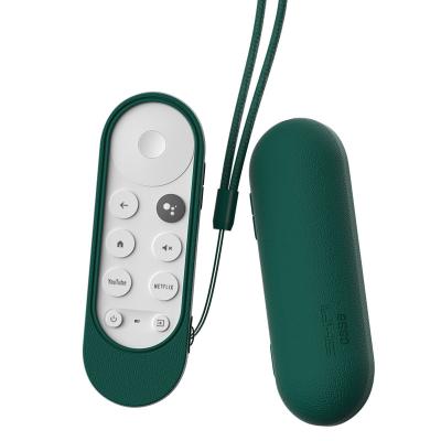 China Anti Slip Grain SIKAI Silicone Case For Chromecast Google TV Voice Remote Shockproof Cover Device 2020 For Google Chromecast Voice Remote for sale