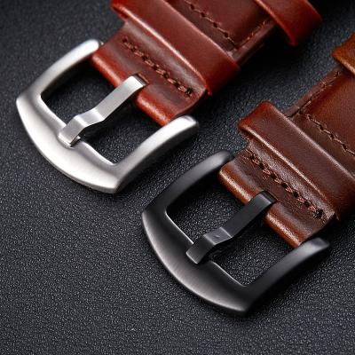 China 316L Stainless Steel Watch Band Strap Luxury Engraved Buckle 22mm Logo Printing Accept 18mm 20mm for sale