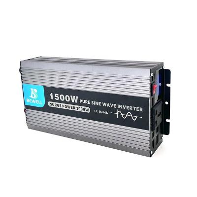 China Shell Material BEWELL 1500w Pure Sine Wave Inverter For DC Power System for sale