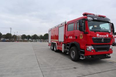 China HOWO Cisterna de agua Fuego Camión de bomberos Motor de bomberos 11.9kW/T País VI ≤29000 PM120/SG120 en venta