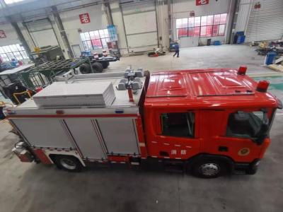 China JY100 14000kg 8930mm Motor de emergencia de bomberos Camión de rescate de emergencia HIAB X-CL111B-2 en venta