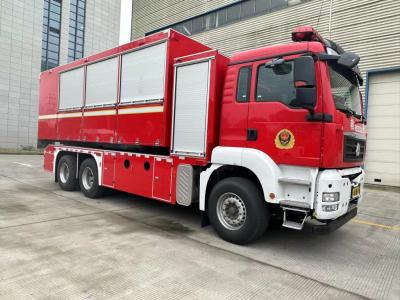 China QC300 Handelskabine Feuerwehrmotor Wasserfeuerwehrwagen 10500×2550×3800MM zu verkaufen