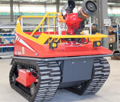 China RXR-M120D Robot Brandweerman 1000kg US Champion Remote Control Brandweermotor Te koop