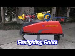 rxr-m180d robotic fire fighting vehicle climb 35° climb 26° of stairs fire robot fire robot