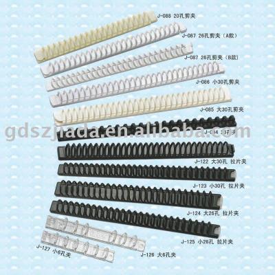 China Plastic office plastic ring binder and plastic clip and file clip for notebook for sale