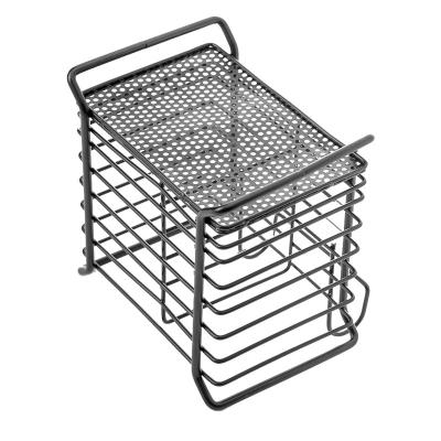 China Hot Selling Double Drain Stocked Rack Drying Rack Kitchen Dish Rack for sale