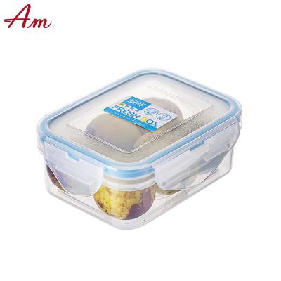 China 3 Piece Sustainable 0.4l+0.75l+1.1l Custom Transparent Airtight Container Set For Food Storage for sale