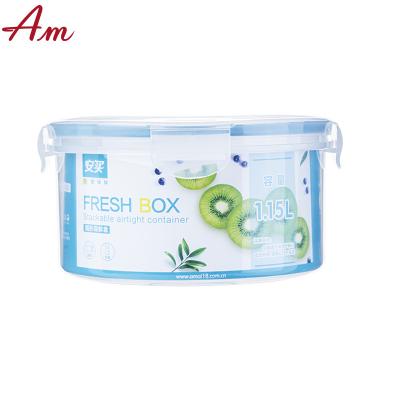 China Customized Sustainable Cheap Airtight Plastic Dry Food Storage Box 4pcs Set for sale