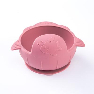 China Children's Feeding Tableware Silicone Suction Baby Bowl Approval Food Grade Non-Toxic Eco-Friendly Silicone Baby Suction Bowl for sale