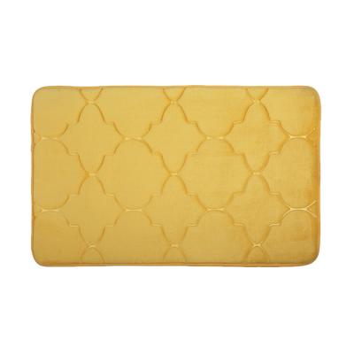 China Washable Soft Absorbent Memory Foam Bathroom Non-slip Carpets Bath Mats Rug for sale