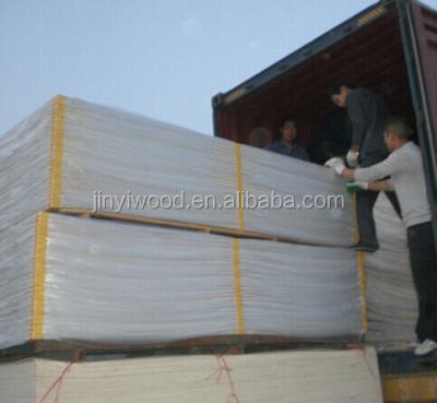 China Modern white color polyester glossy plywood for sale