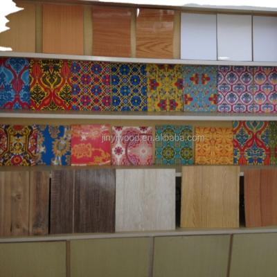 China Modern Flower Color Paper Plywood for sale