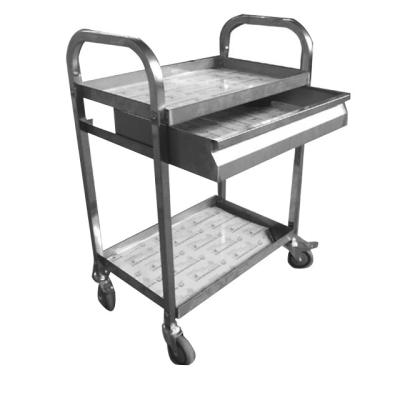 China Heavy Duty Hot Sales Stainless Steel Hand Trolley Hospital Medical Trolley for sale