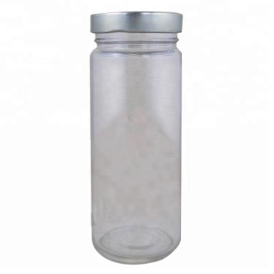 China Custom Round 280ml Viable Engraving Glass Jar With Lids for sale