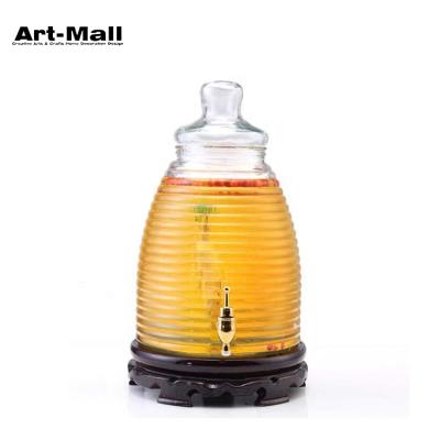 China Super Quality Eco-friendly Beer Brew Wine Making Kit Fermenter Batch Storage Glass Carboy Pot for sale