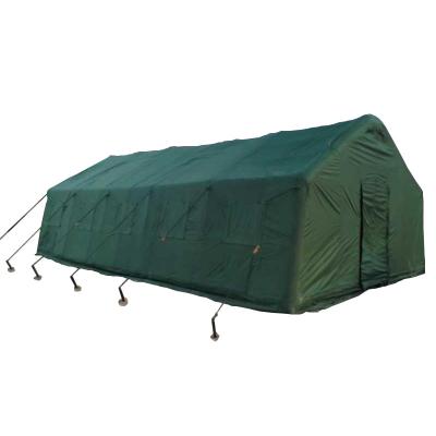 China Straight Bracing Type Aosener 60 Square Meter Army Surplus Grass Green Inflatable Tent Command Tent for sale