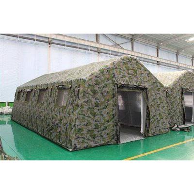 China Straight tying type Aosener military surplus inflatable tent 60 square meters military command inflatable tent for sale