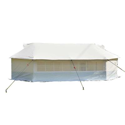 China Aosener Factory Direct White 4x4m Refugee Tent UN Four Season Tent Straight Bracing Type For 5 Person for sale