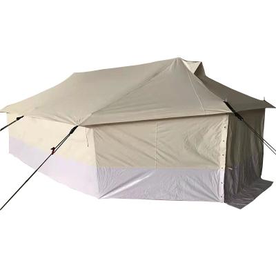 China Aosener UNHCR Standard 4x4m Family Tent Middle East UN Tent Straight Bracing Type for sale