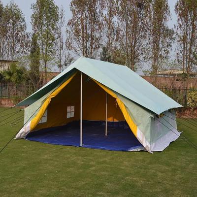 China Straight Tether Type Aosener 8FTx8FT Double Fly Tent 4 Man Cotton Canvas Relief Tent USA Family Tent for sale