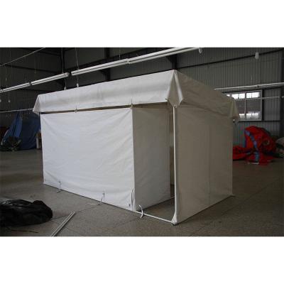 China Straight Bracing Type Aosener Military Canvas Tent Army Tent 4 People Shower And Toilet Tent for sale