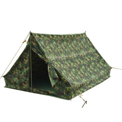 China Aosener OEM Camouflage/Camouflage Two Pole Tent Military Small Person Tent 4 Small Person Portable Camping Tent Field Game for sale