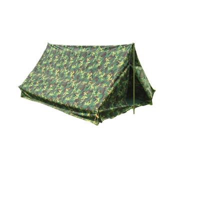 China Outdoor High Quality Camouflage/Field Game Aosener Pole Tent Military 4 Person Canvas Tent Army Ridge Tent for sale