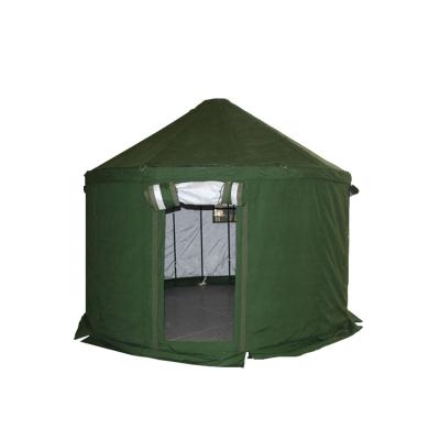 China Tube type tent stake Aosener military army yurt tent heavy duty green Mongolian Ger grass yurt for sale