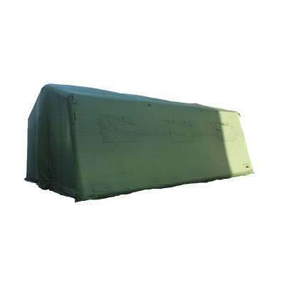 China Brand New Camouflage/Field Play 30 Square Meters Camouflage Inflatable Military Shelter Tent For Army Used for sale