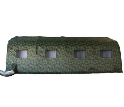 China Straight Bracing Type 50 Square Meters Military Tent Medical Inflatable Tent for sale