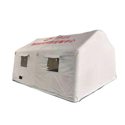 China Extended Type Aosener 28 Sqm Army Disaster Relief Tent Military Inflatable Low Pressure Portable Inflatable Tent for sale