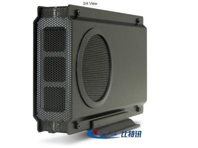 Cina Recinzione esterna a 3.5 pollici del disco rigido della spina e del gioco sviluppata nel fan fresco di CC 5V in vendita