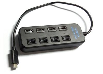 China High Power 2.0 Laptop Usb Hub Hot Swapped 5Gbps Super Speed Transmission for sale