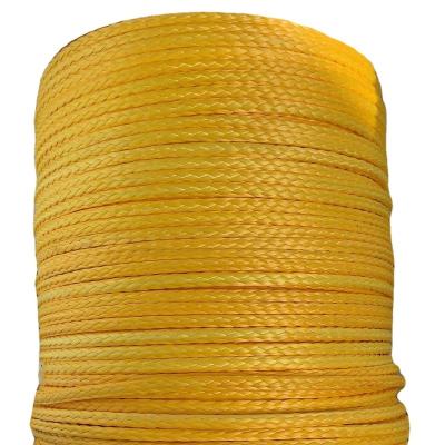 China Good Abrasion Resistant Even Weight Polyethylene 12 Strands Rope For Hot Sale for sale