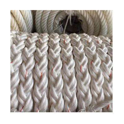 China High Quality Polypropylene Marine 48mm 8 Strands PP Polypropylene Filament Mooring Rope for sale