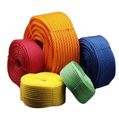 China Wholesale 8mm Twisted Rope Braid Multifilament PP Solid Rope From PP China Manufacturer for sale