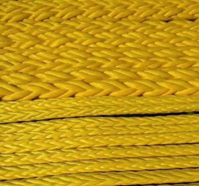 China Highest Tensile 3mm 3 Strand Braided Winch UHMWPE Rope For ATV / UTV for sale