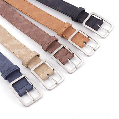 China High quality style design women new fashion Pin Buckle Waist Belts Female retro simple all match belts ladies dress belts for sale