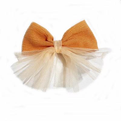 China Wholesale Hair Decoration Cloth Princess Bows Clips For Girls Hairpins Clips For Kids Children Hair Accessories For Girl for sale