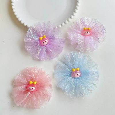 China DECORATION Customized Christmas Cartoon Princess Party Hair Accessories Hairpin Kids Hair Clips For Girls for sale